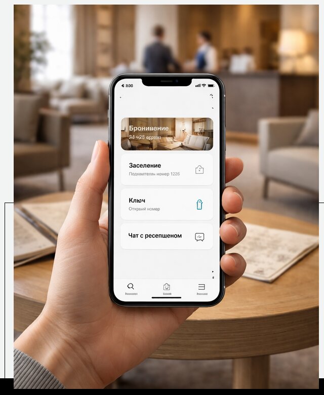 Мобильное приложение для гостей отеля в Жигулёвске, управление сервисом